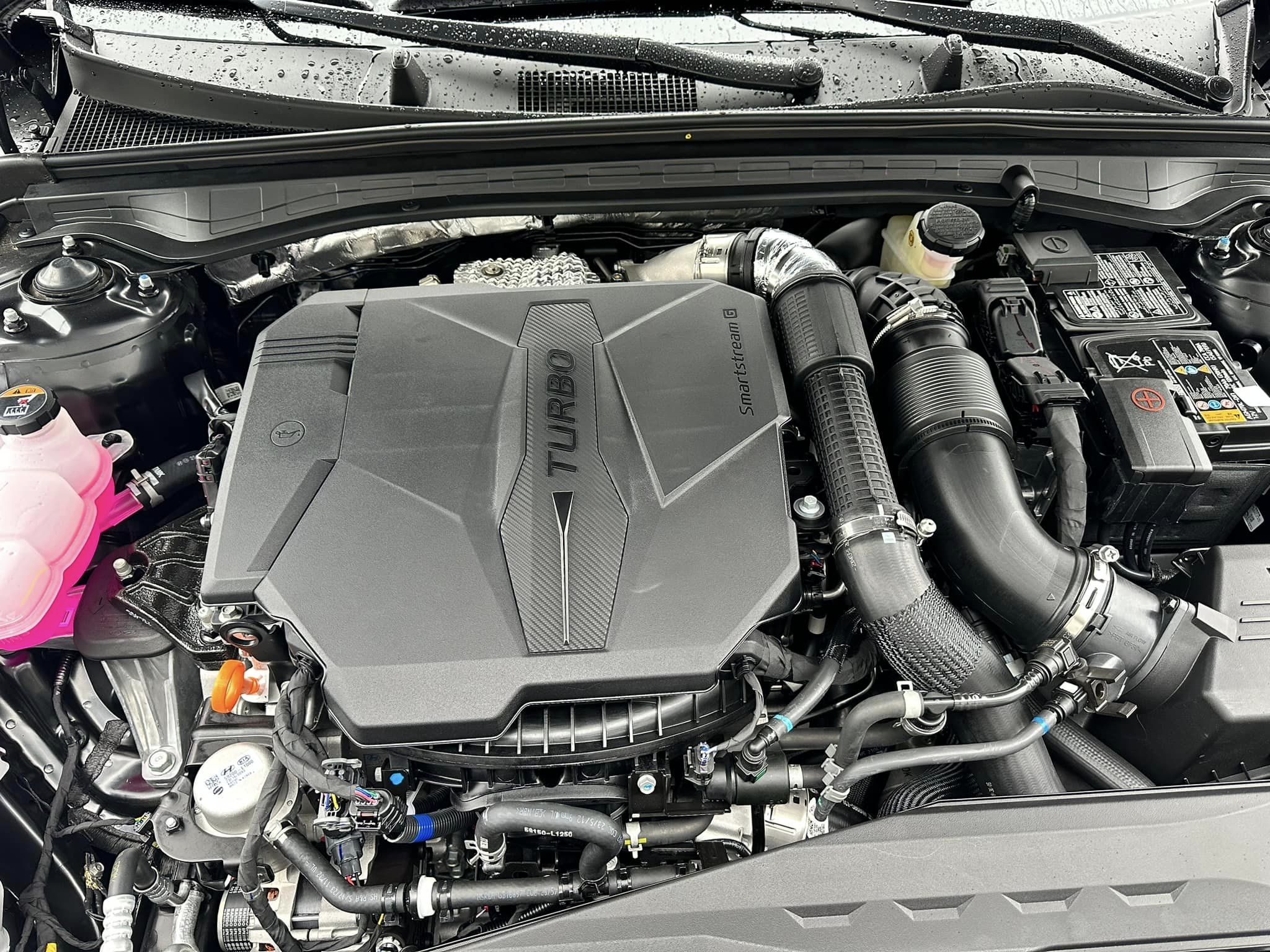 2024 Kia K5 - Ebony Black GT FWD - Engine Close Up