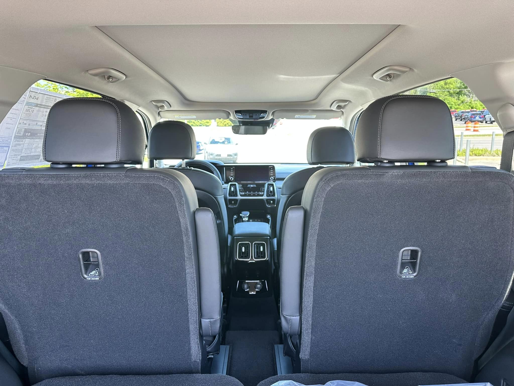 2023 Kia Sportage - Sapphire Blue - SX AWD Trim - Rear Interior View