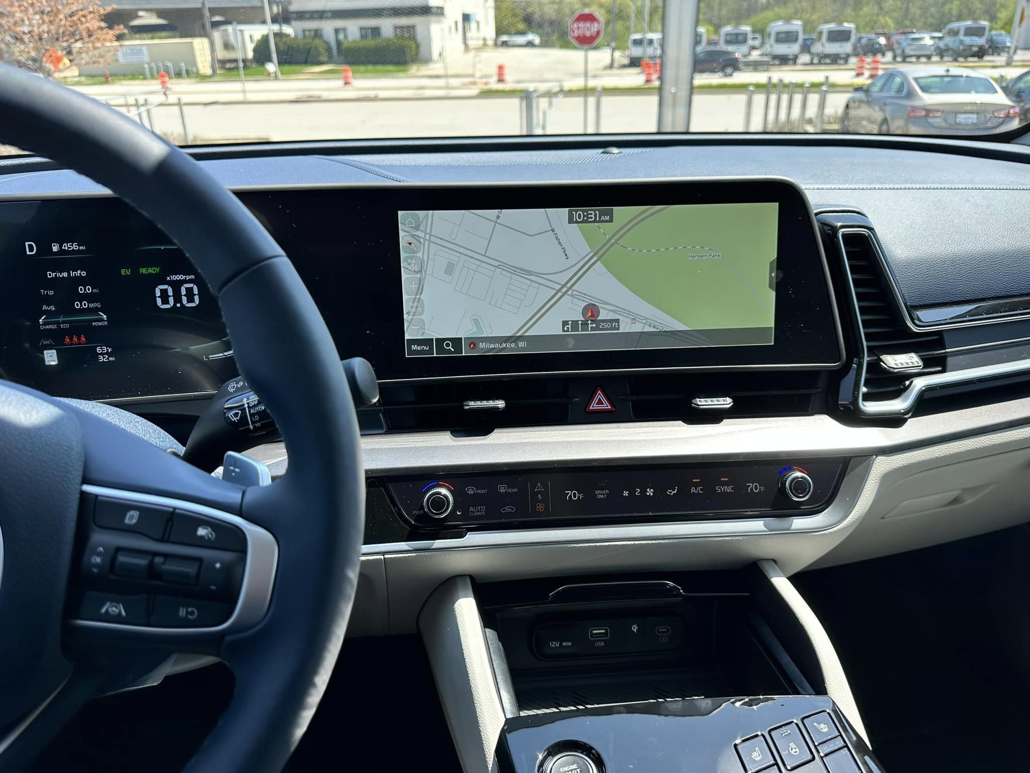 2023 Kia Sportage Hybrid - Fusion Black - EX Trim - Navigation Screen Live
