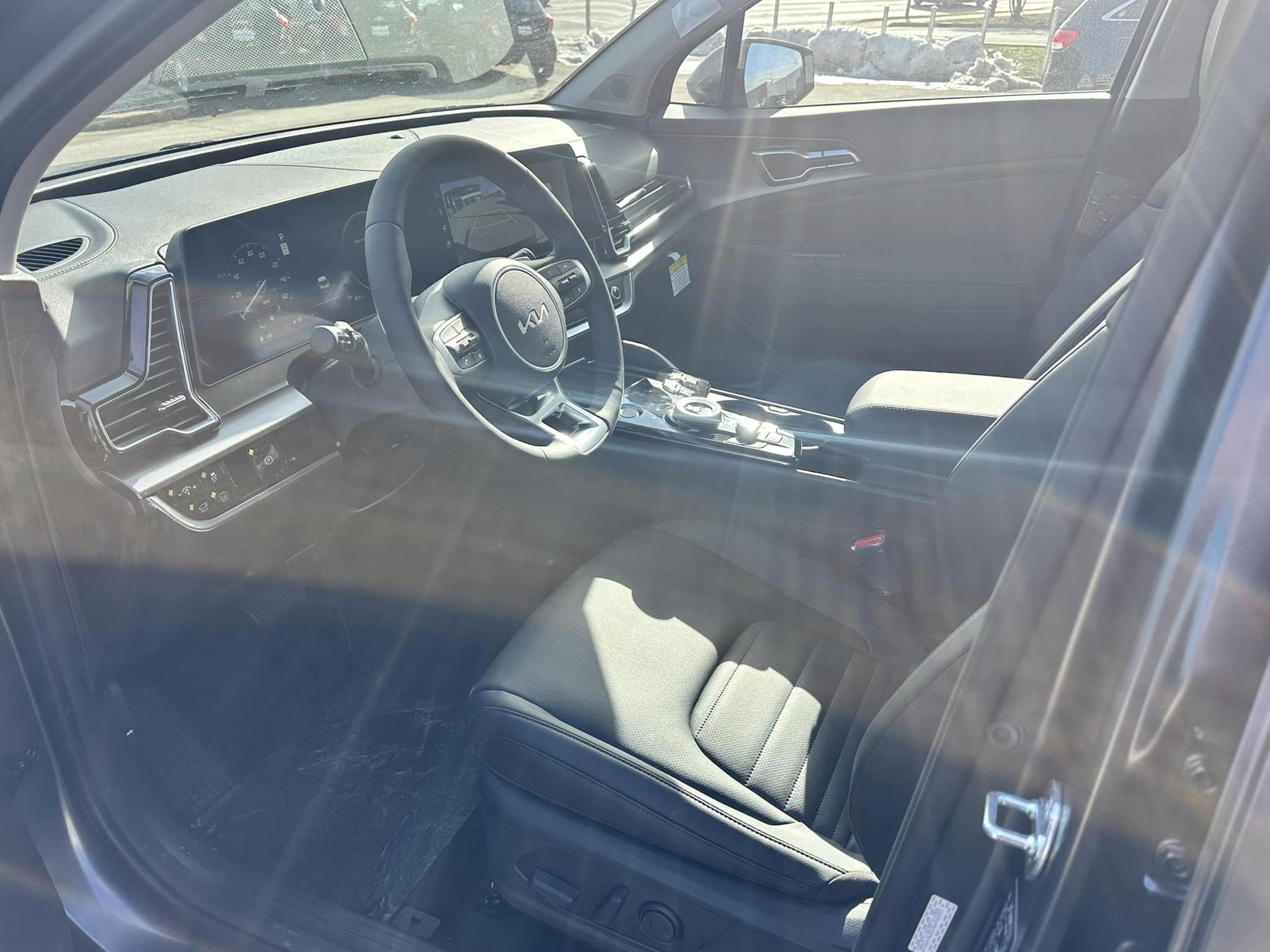 2024 Kia Sportage - Matte Gray/Black Interior - Hybrid HEV SX Prestige Trim - Driver View