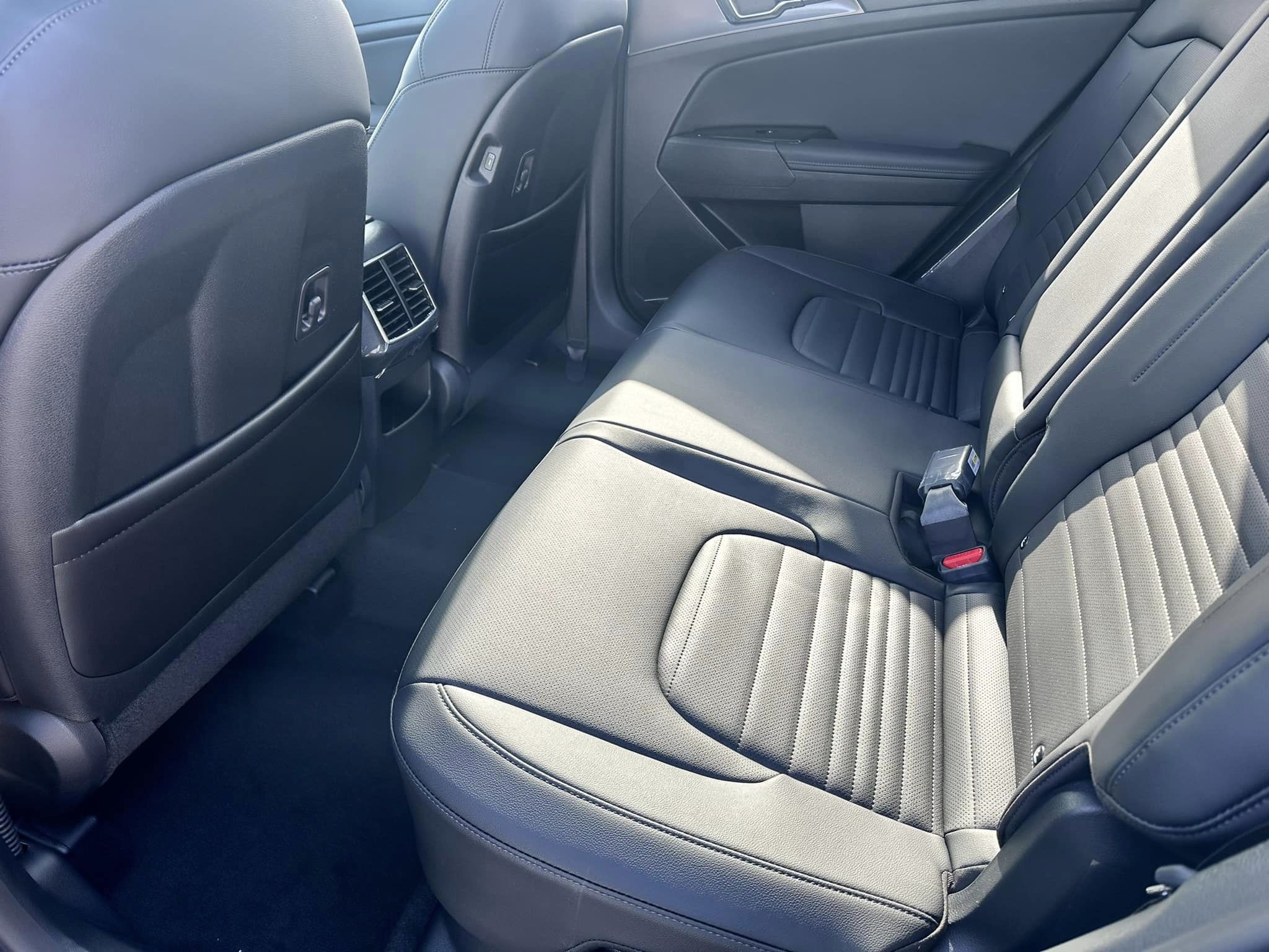 2024 Kia Sportage - Matte Gray/Black Interior - Hybrid HEV SX Prestige Trim - Rear Seat Voew View