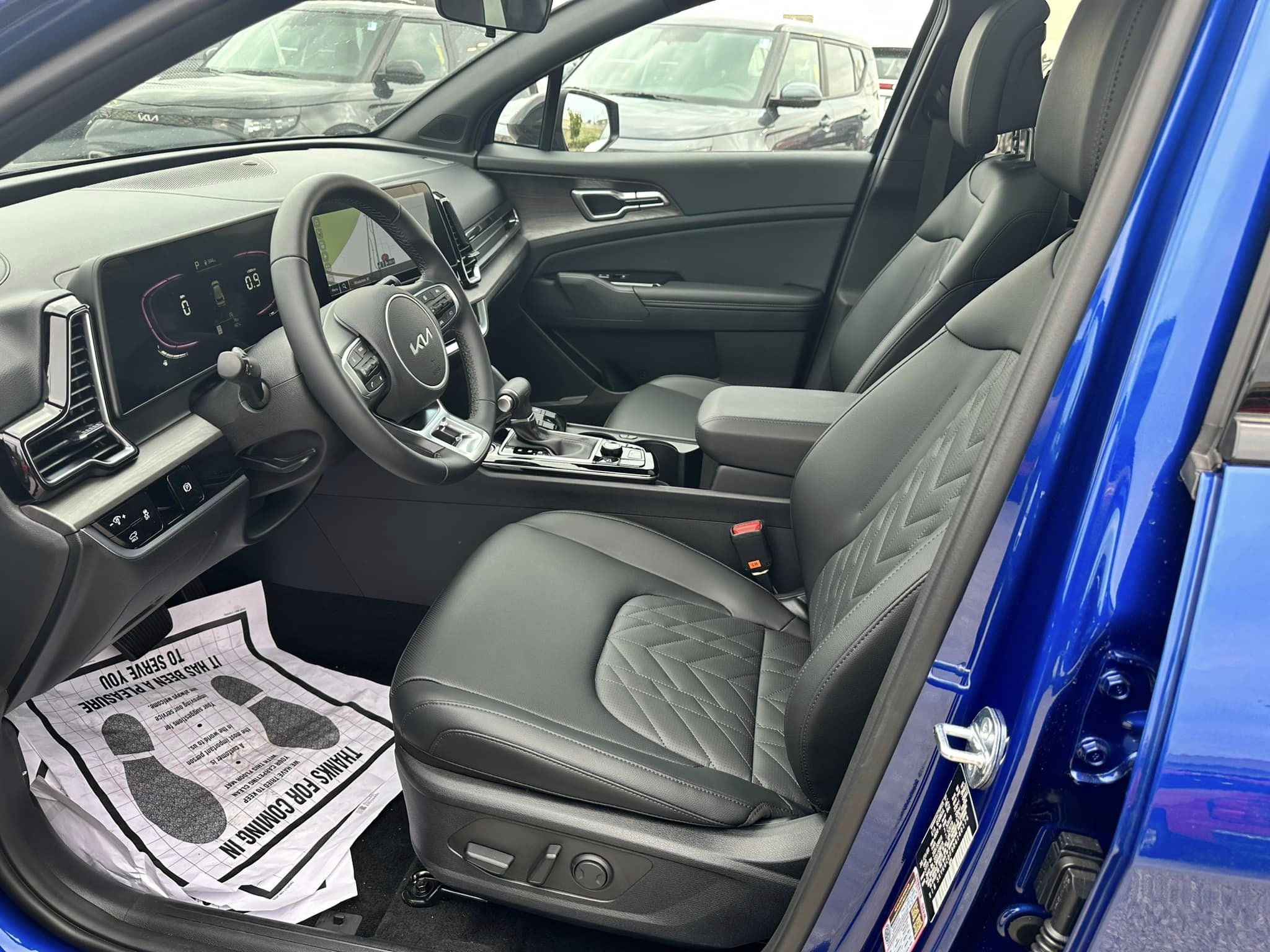2024 Kia Sportage - Sapphire Blue - X-Line AWD Trim - Driver Cockpit