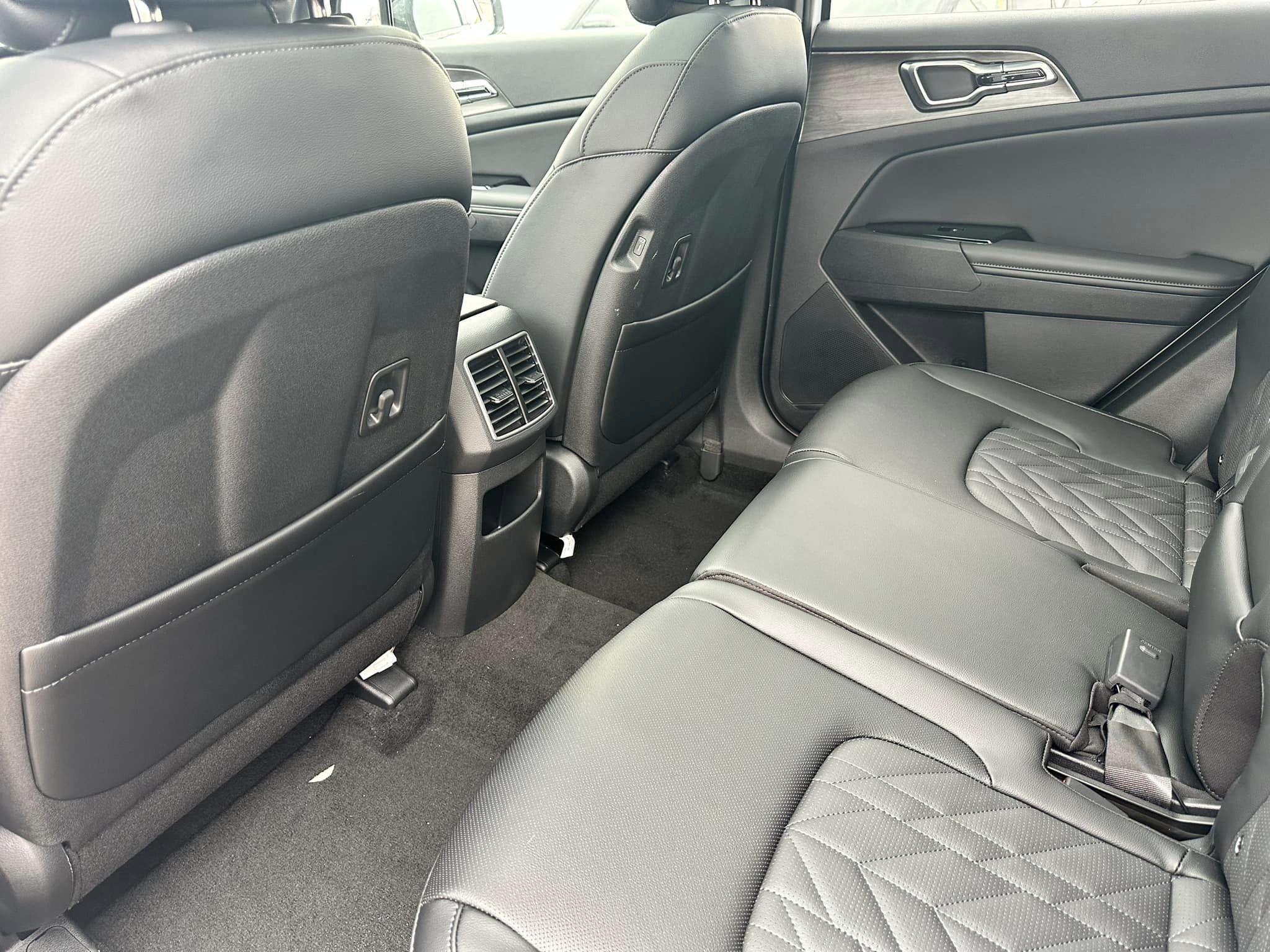 2024 Kia Sportage - Glacial White Pearl - X-Pro Prestige Trim - Rear Interior View