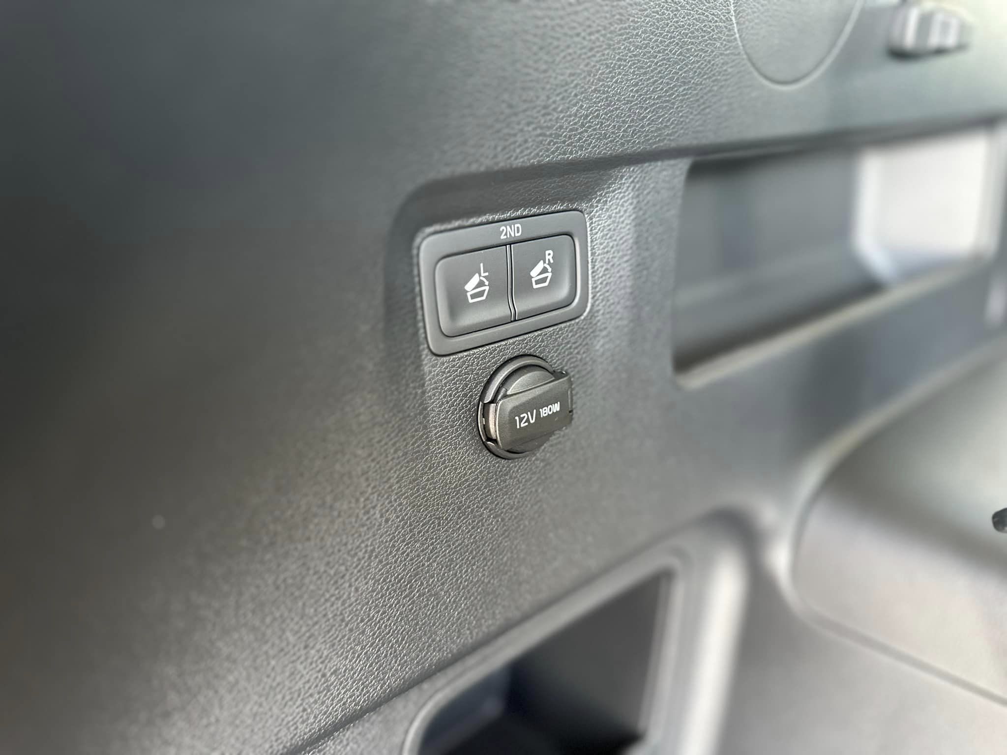 2023 Kia Telluride - EX Trim - Gravity Gray - Rear 2nd Row Seat Drop Controls