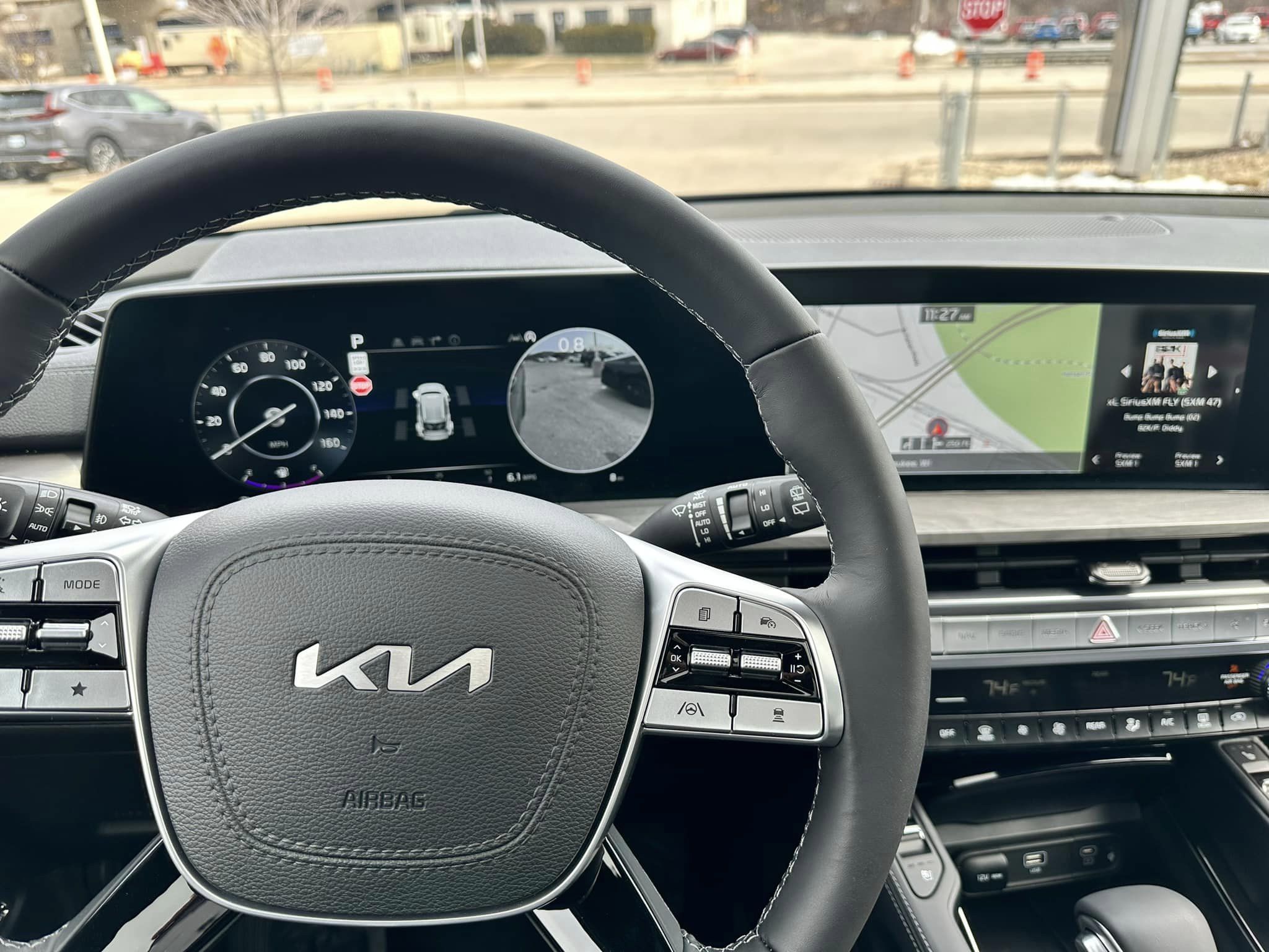 2023 Kia Telluride - SX Prestige X-Pro Trim - Blind Spot Monitor Driver View