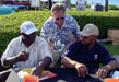 Click to Enlarge Image - Washington Redskins, Mike Rozier, with Michael Duda