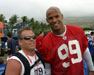 Click to Enlarge Image - Miami Dolphins Jason Taylor with Michael Duda