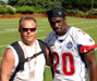 Click to Enlarge Image - Baltimore Ravens Ed Reed with Michael Duda