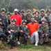 Click to Enlarge Image - Gary Baxter and Darren Sharper with Military Troops in Hawaii