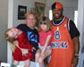 Click to Enlarge Image - Ahman Green, Michael Duda, Allison Duda, and Abigail Duda