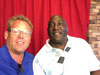 Michael Duda with Tampa Bay Buccaneers Hugh Green