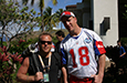 Michael Duda with Indianapolis Colts Peyton Manning NFL Pro Bowl Hawaii Oahu