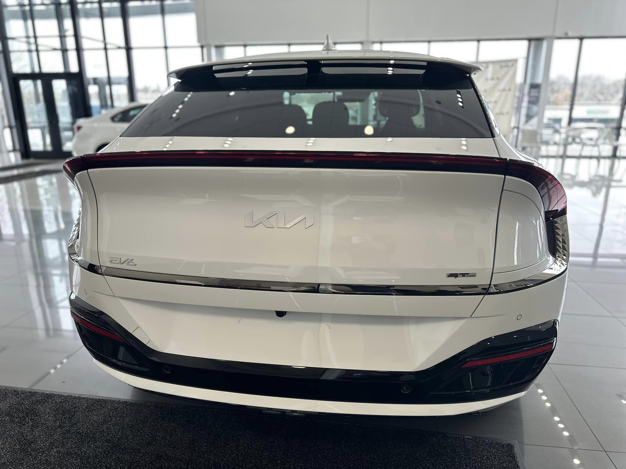 2023 Kia EV6 - Snow White Pearl - GT-Line Trim - Rear View