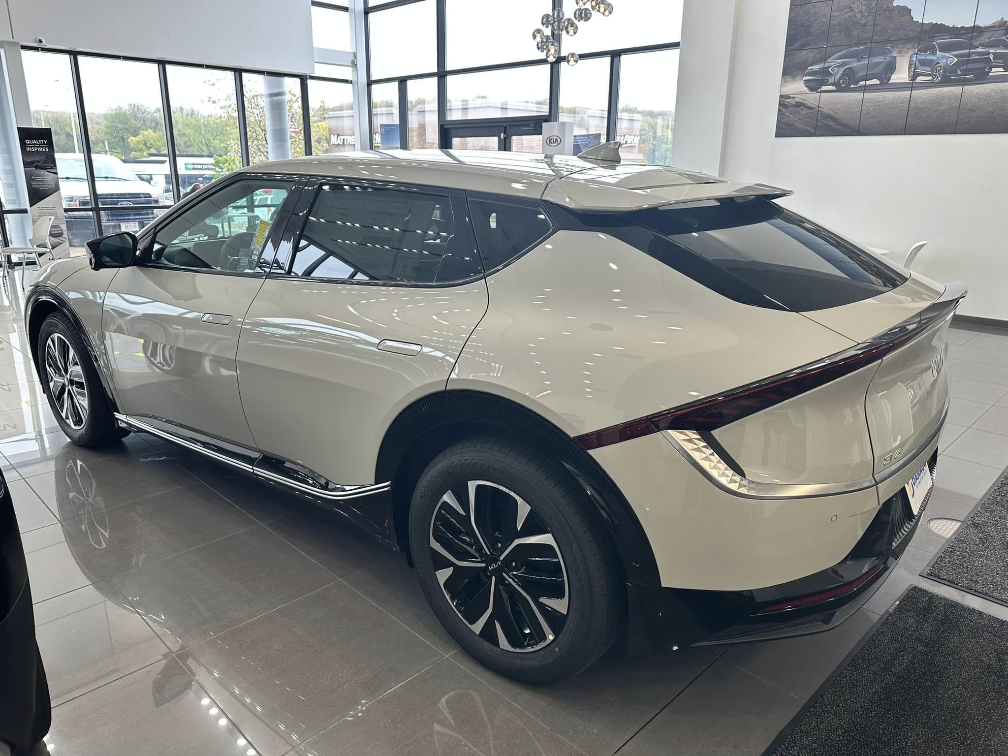2023 Kia EV6 - Glacier - Wind Trim - Passenger Rear View