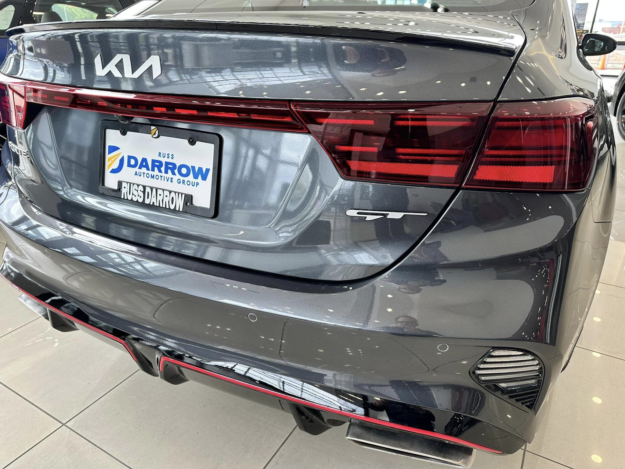 2023 Kia Forte -  Gravity Gray - GT Trim - Rear Passenger Side Logo