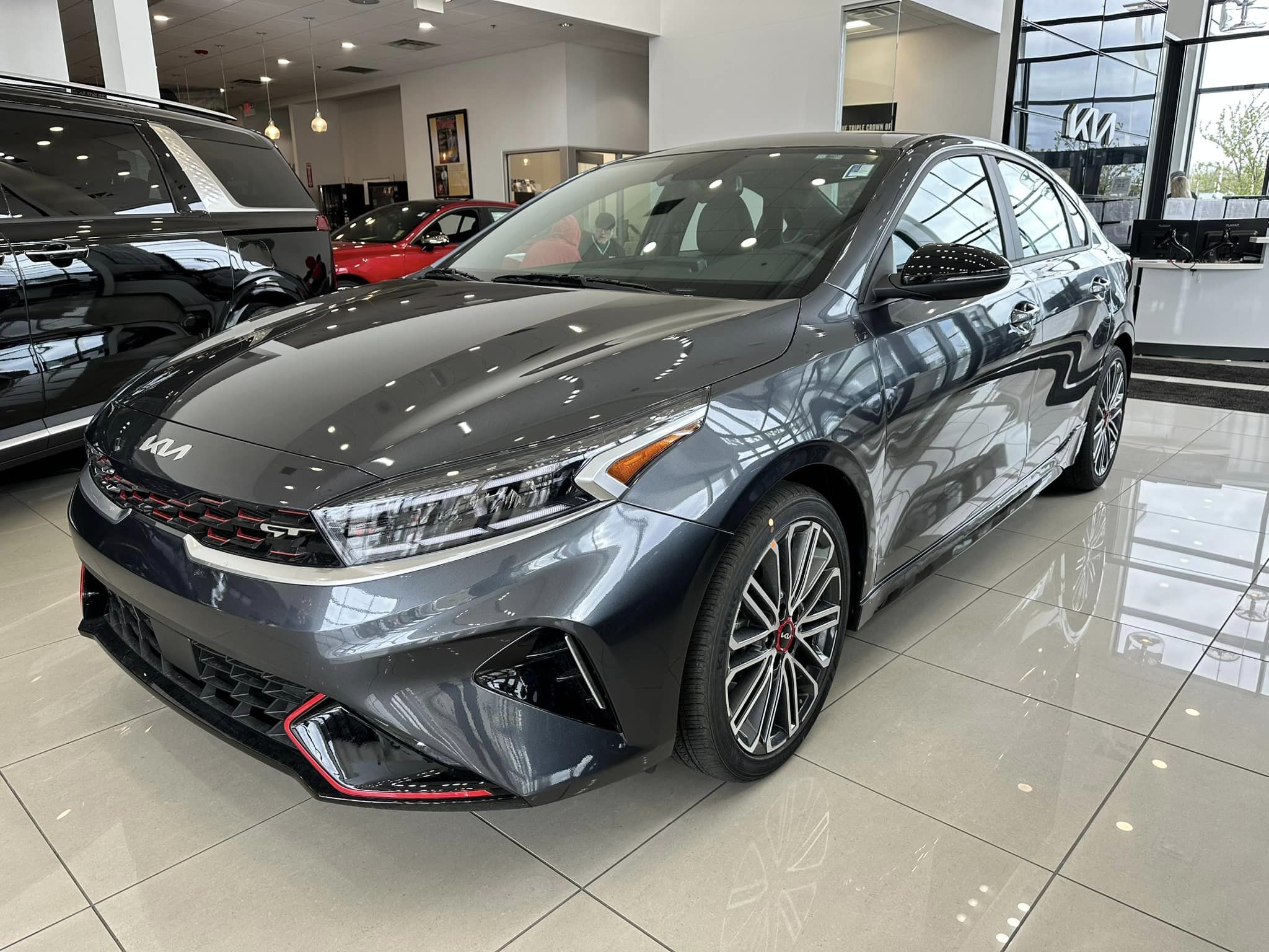 2023 Kia Forte - Gravity Gray - GT Trim - Driver's Side Front View