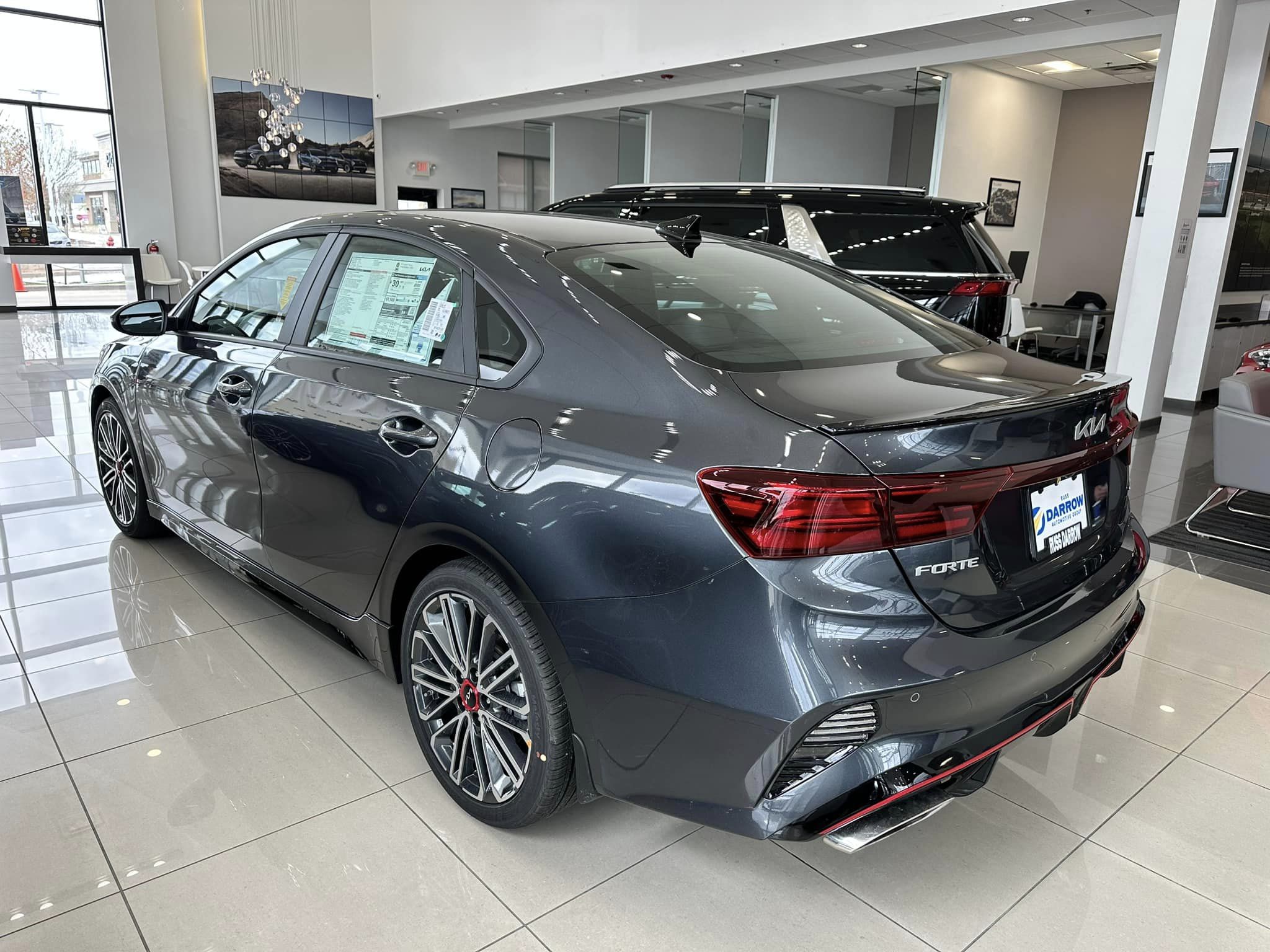 2023 Kia Forte -  Gravity Gray - GT Trim - Rear Driver's Side View