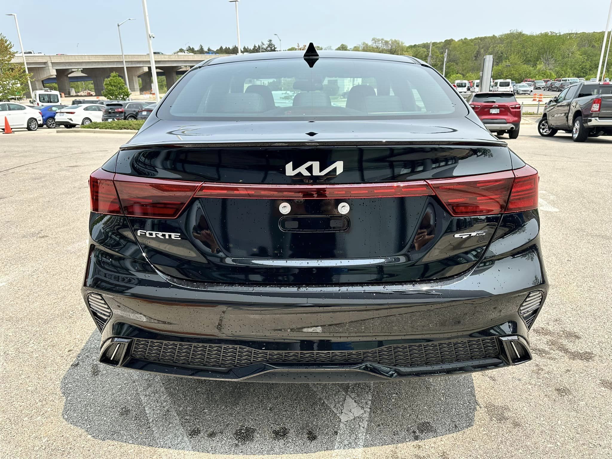 2023 Kia Forte - Auoroa Black - GT-Line Trim - Rear View
