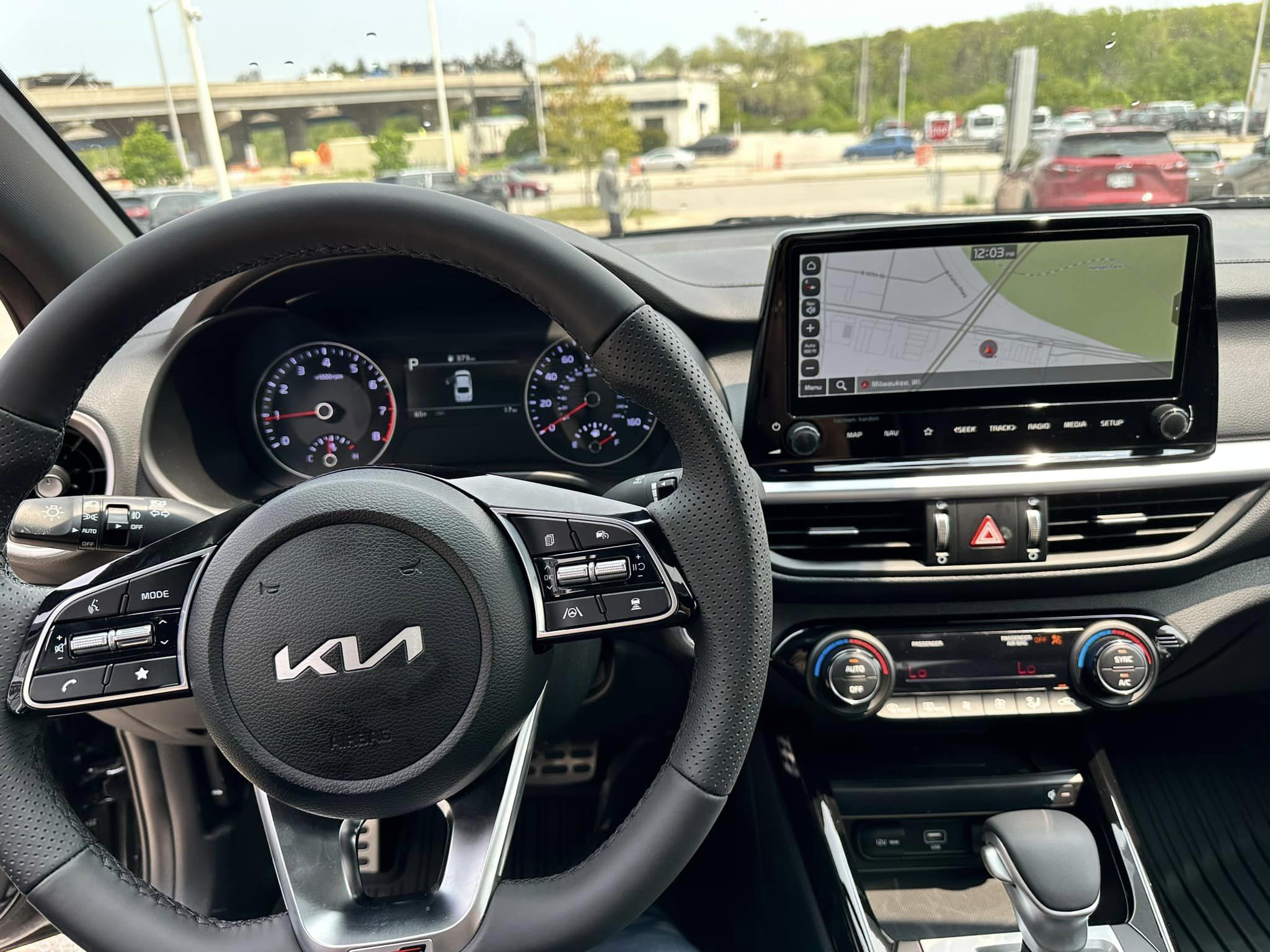 2023 Kia Forte -  Aurora Black - GT-Line Trim - Driver's View Car On