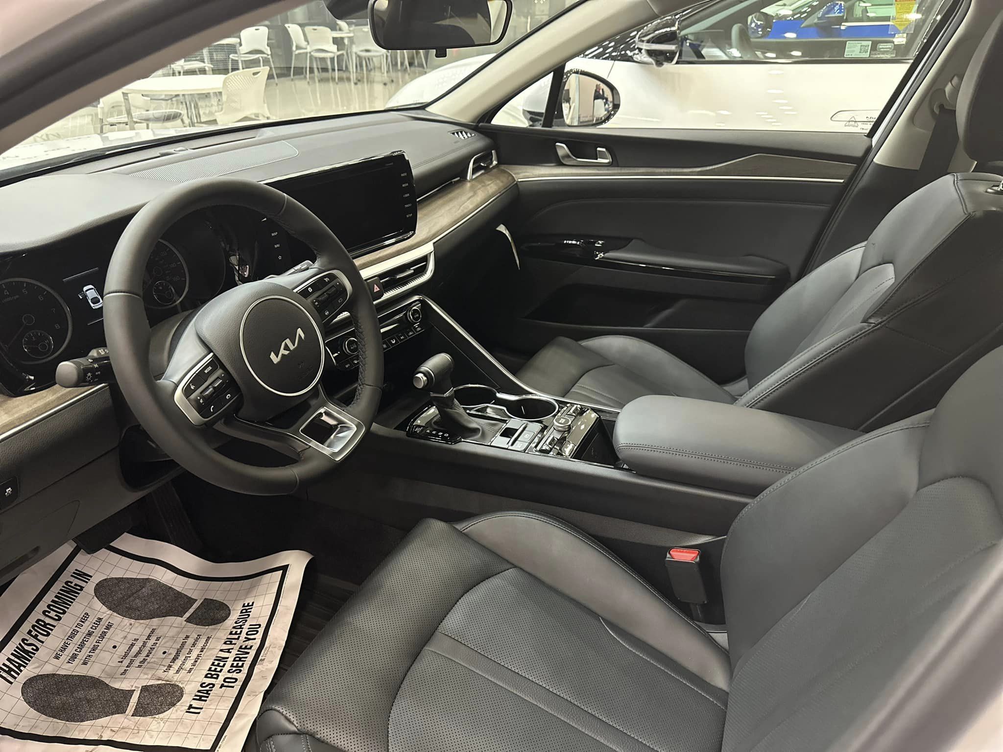 2023 Kia K5 - Glacial White Pearl - Driver's Cockpit