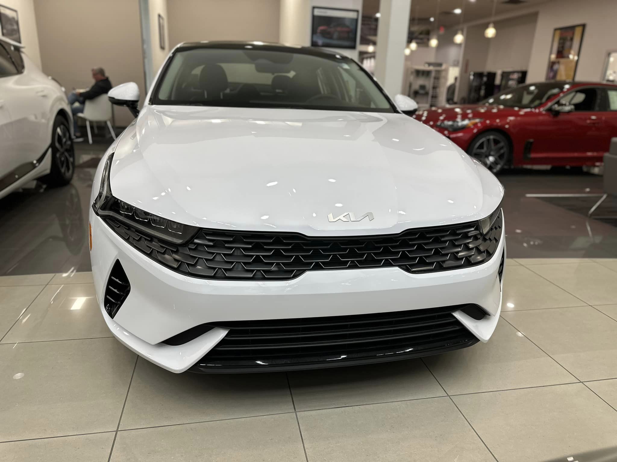 2023 Kia K5 - Glacial White Pearl - Front View