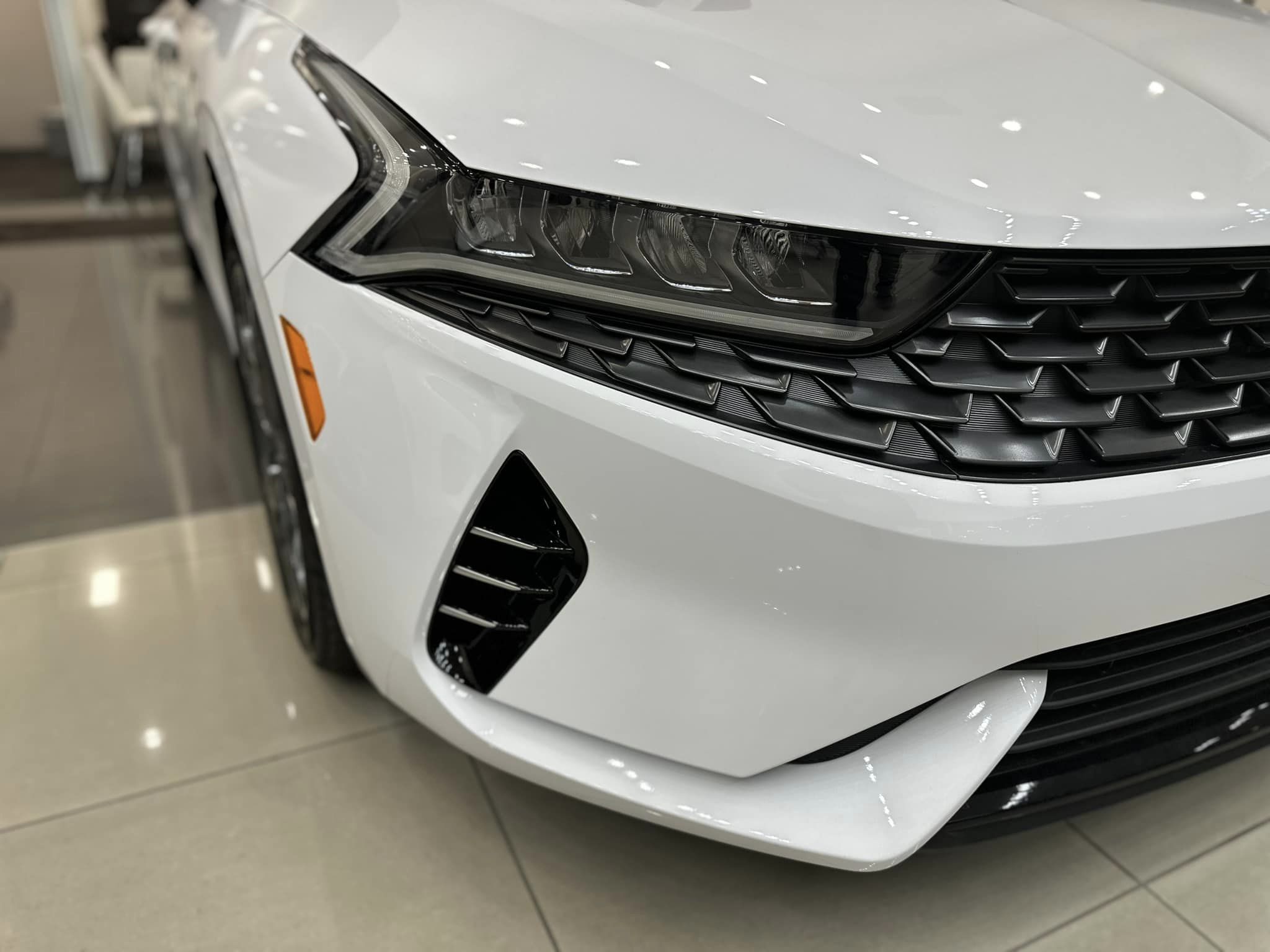 2023 Kia K5 - Glacial White Pearl - Front Passenger Side View