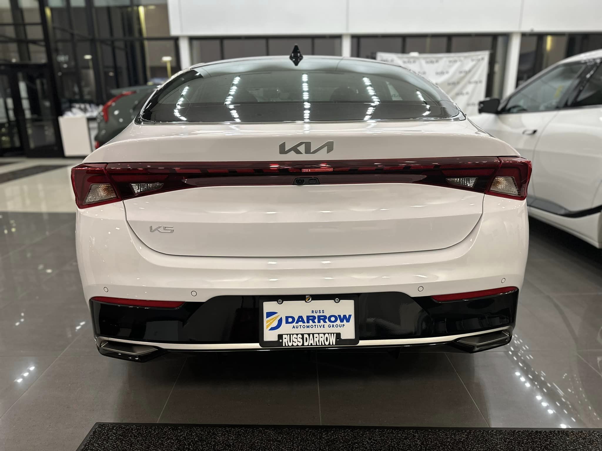 2023 Kia K5 - Glacial White Pearl - Rear View
