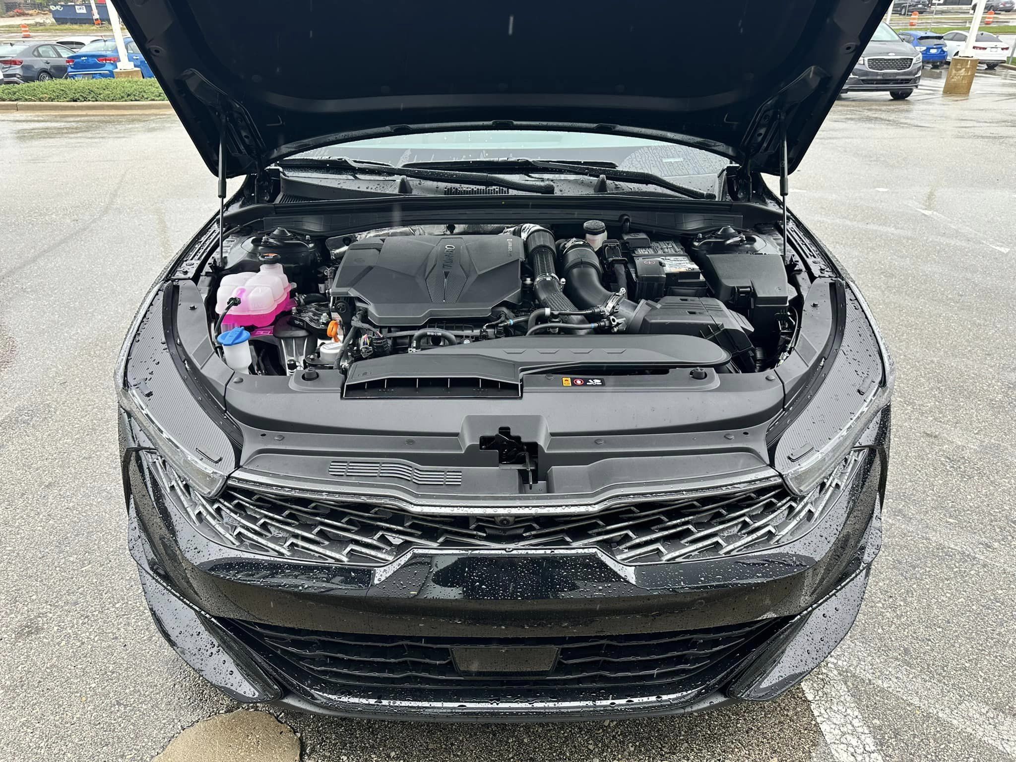 2024 Kia K5 - Ebony Black GT FWD - Under the Hood