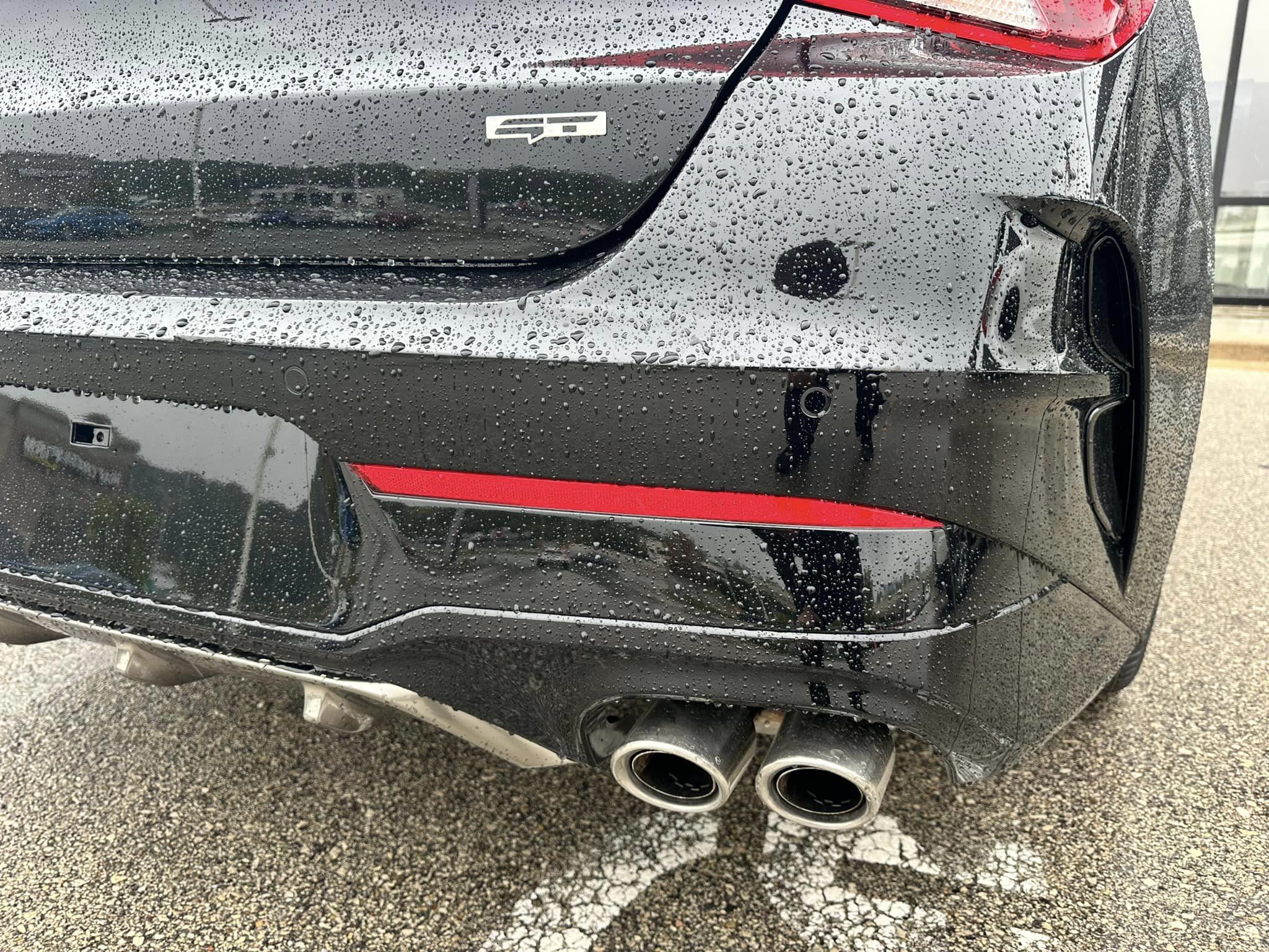 2024 Kia K5 - Ebony Black GT FWD - Close Up Rear View