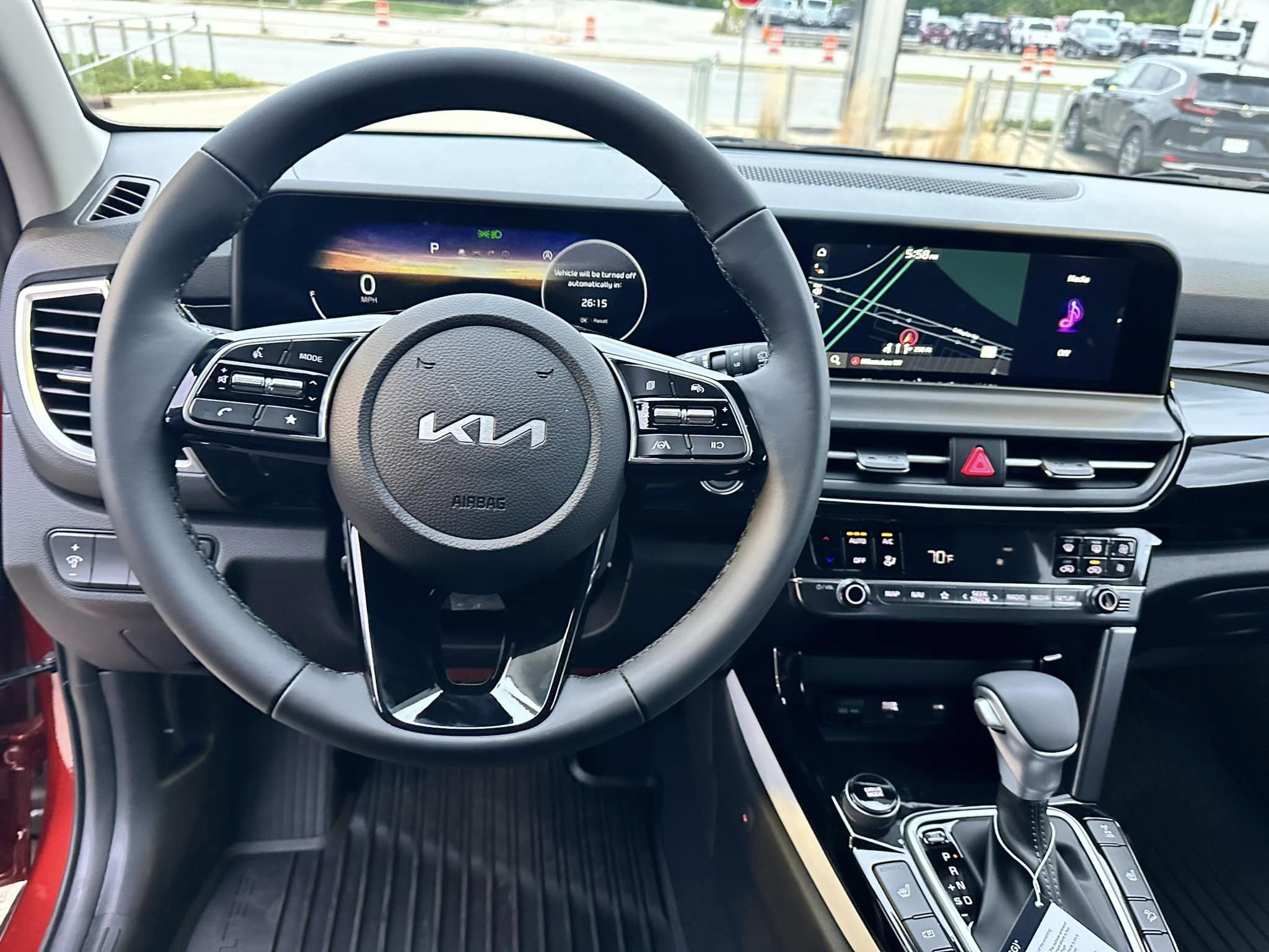 2024 Kia Seltos - Mars Orange - S Trim - Dash View