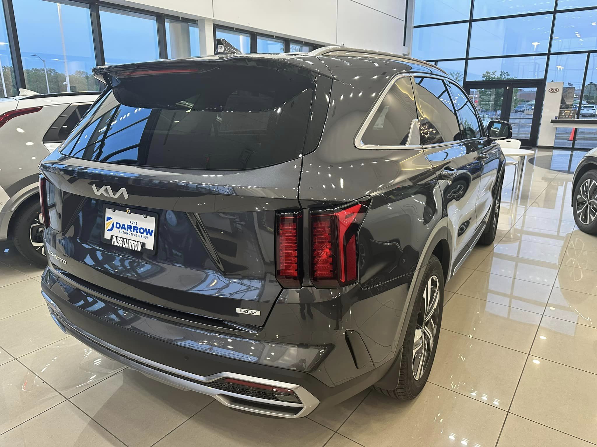 2023 Kia Sportage - Platinum Graphite - HEV Hybrid SX Prestige Trim - Rear Passenger View
