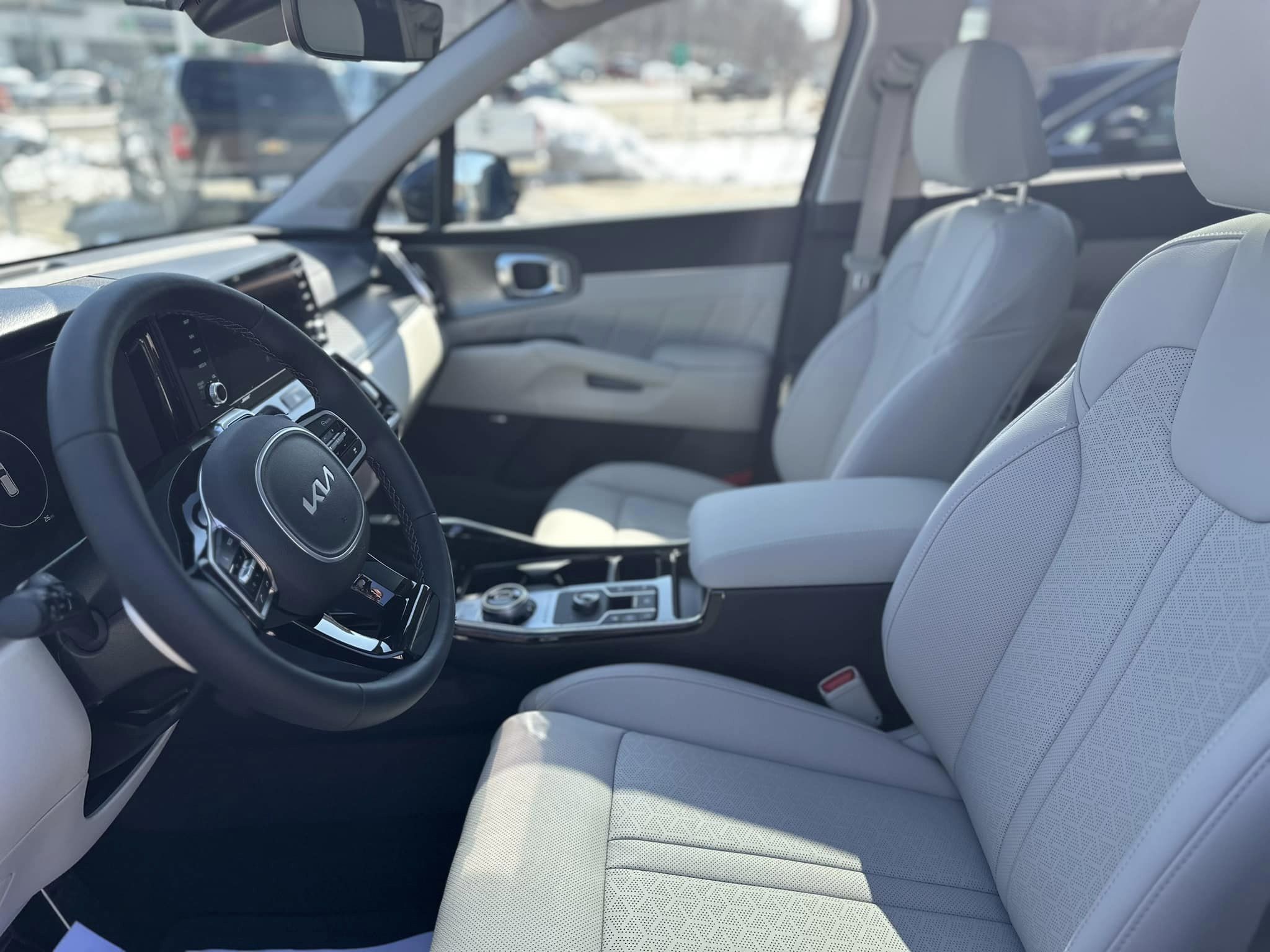 2023 Kia Sportage - Gravity Blue - HEV Hybrid SX Prestige Trim - Driver Cockpit