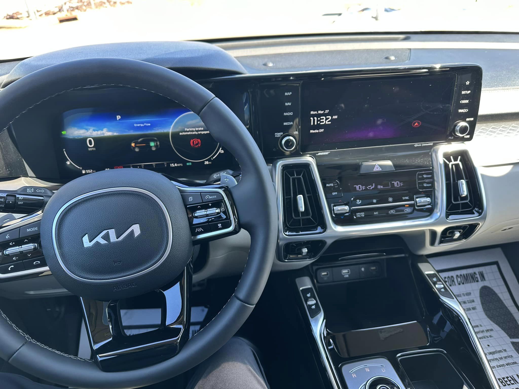 2023 Kia Sportage - Gravity Blue - HEV Hybrid SX Prestige Trim - Driver View