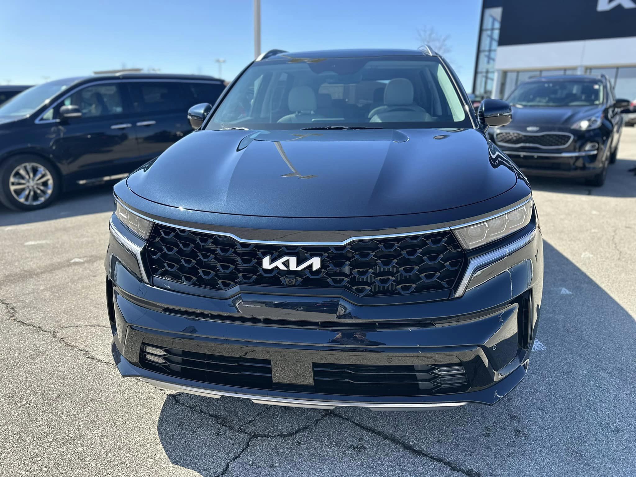 2023 Kia Sportage - Gravity Blue - HEV Hybrid SX Prestige Trim - Front View