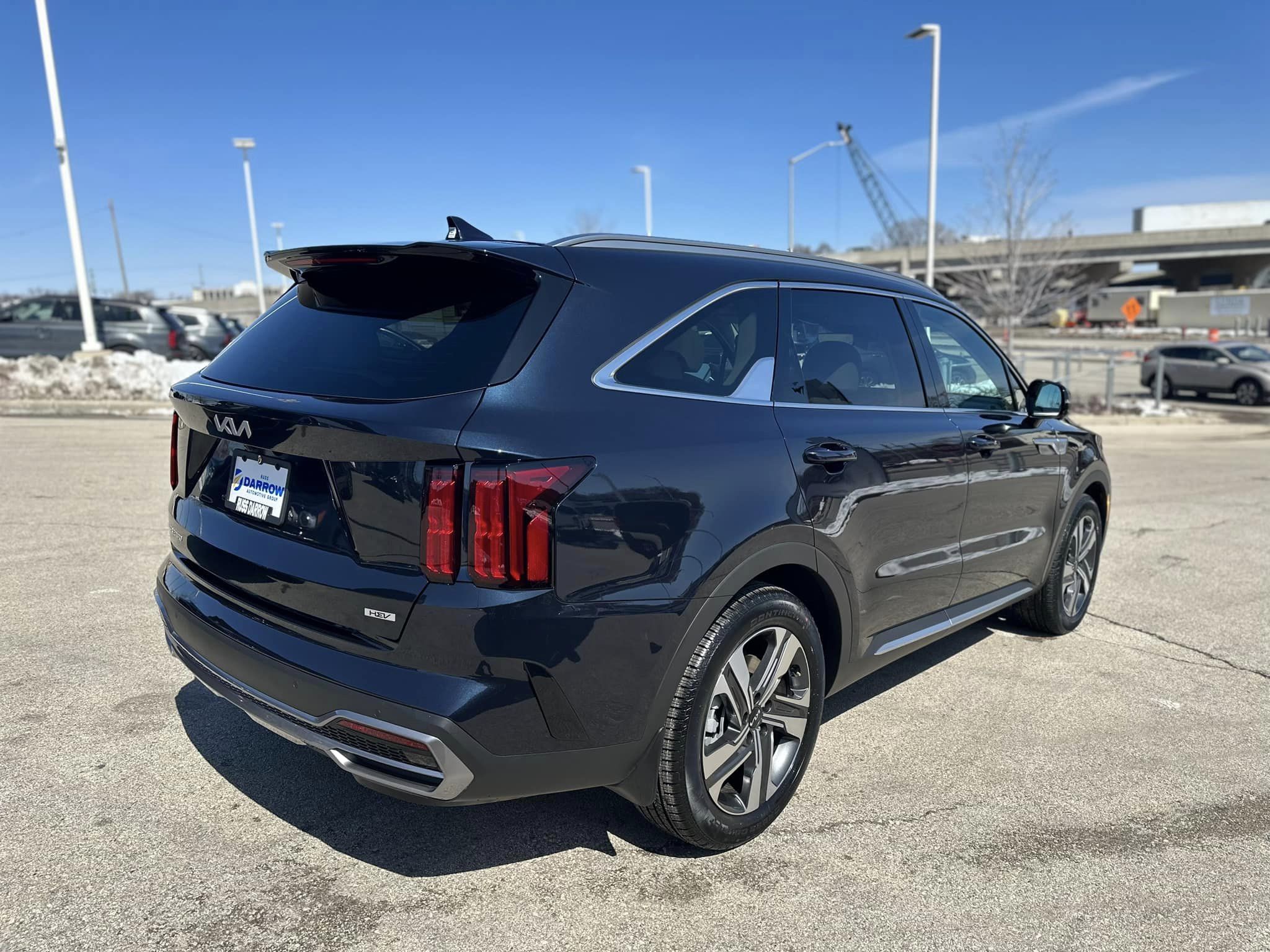 2023 Kia Sportage - Gravity Blue - HEV Hybrid SX Prestige Trim - Passenger Rear View