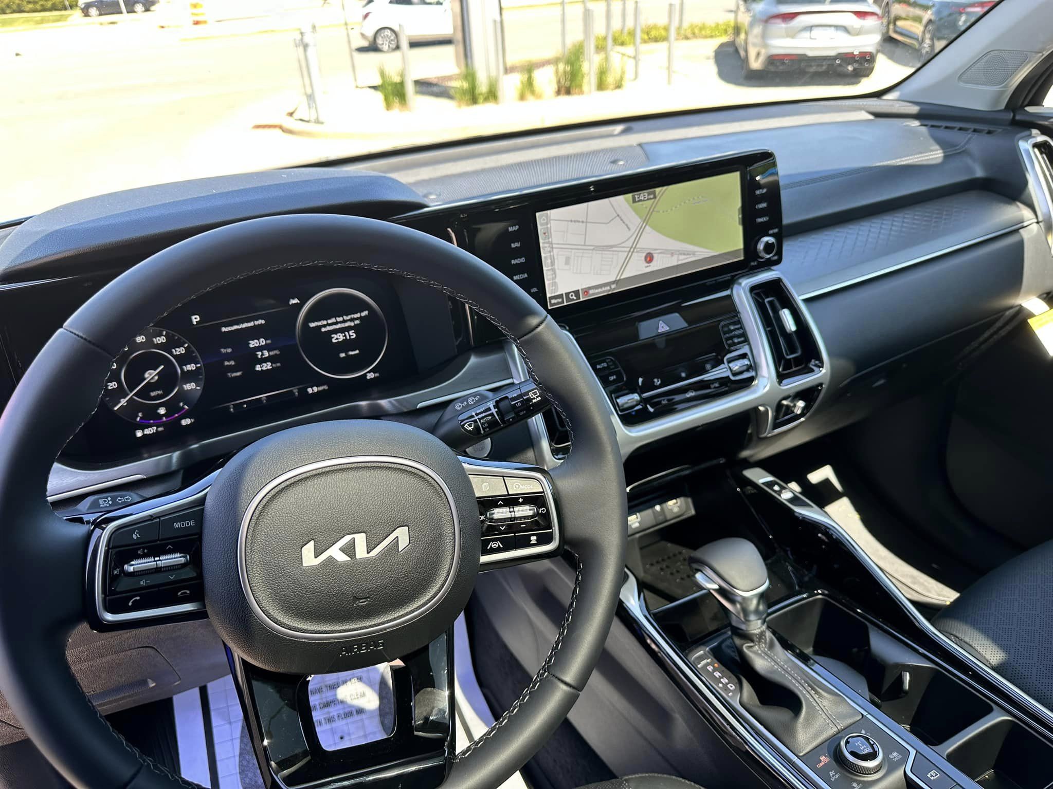 2023 Kia Sportage - Sapphire Blue - SX AWD Trim - Live Dash