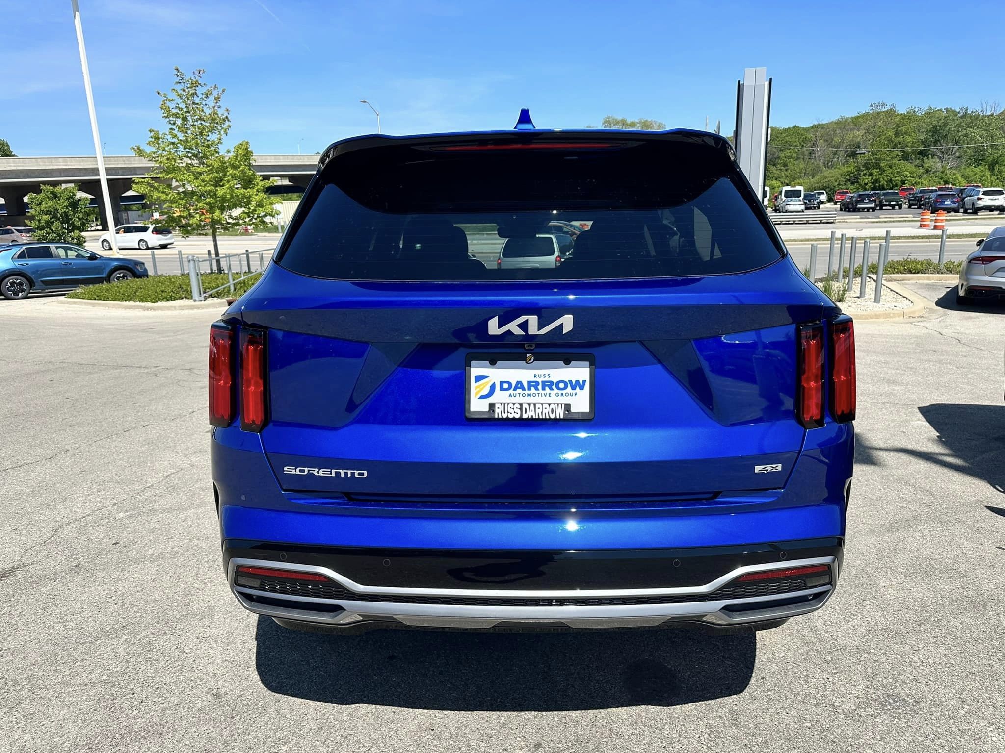 2023 Kia Sportage - Sapphire Blue - SX AWD Trim - Rear View
