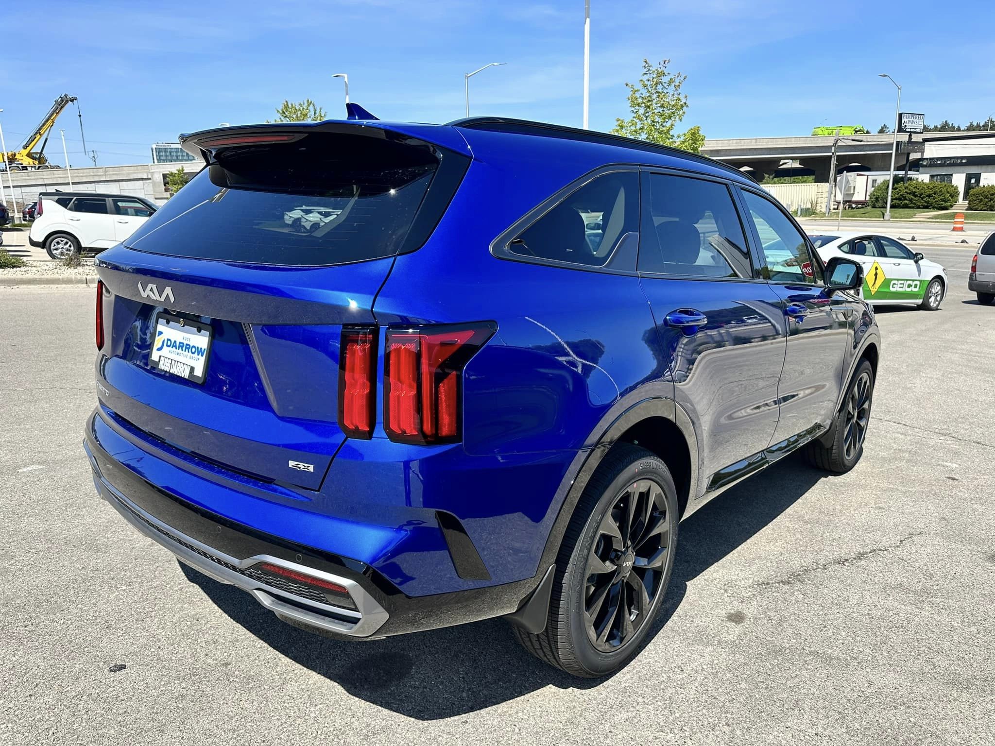 2023 Kia Sportage - Sapphire Blue - SX AWD Trim - Passenger Side Rear View