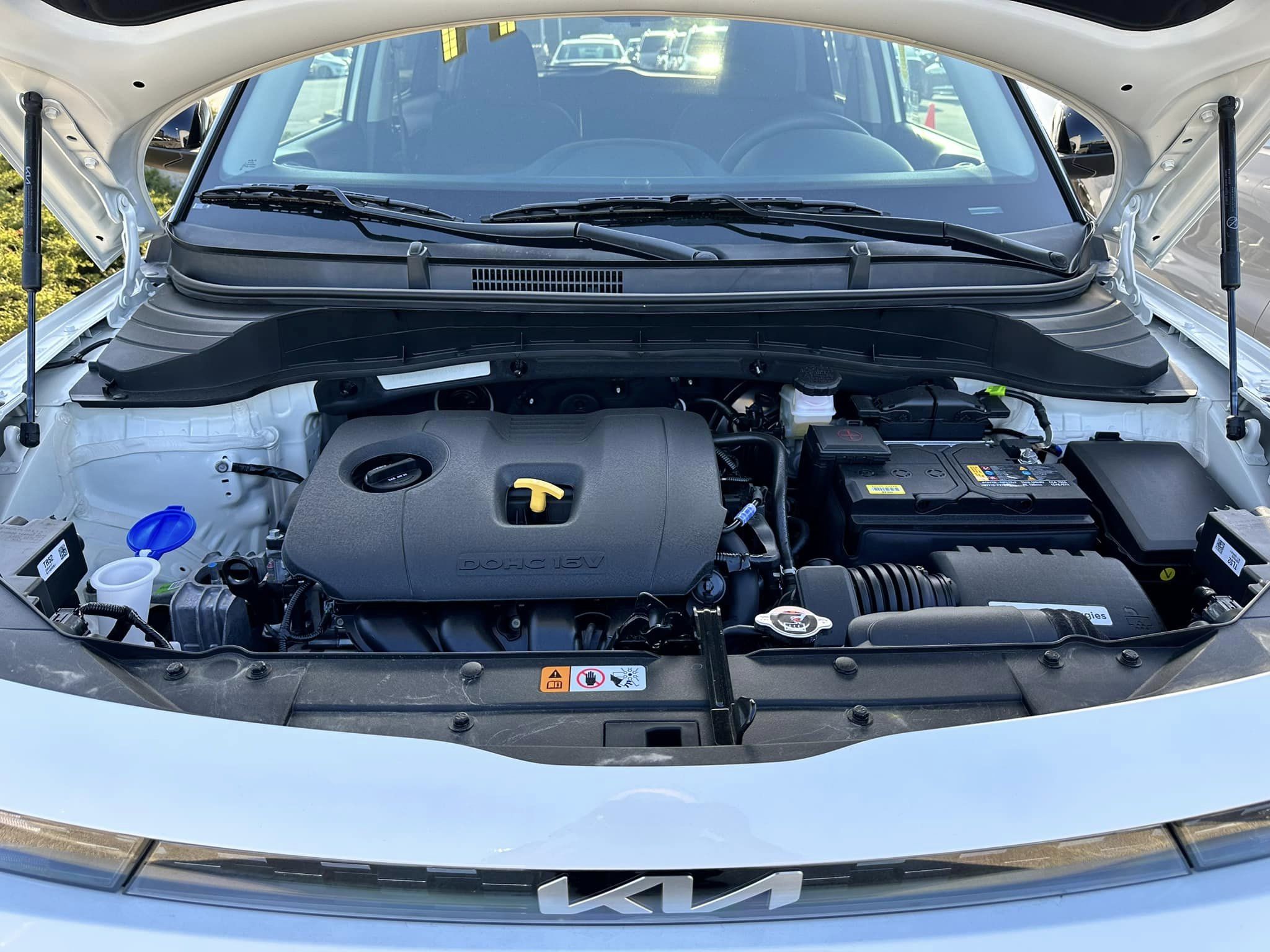 2023 Kia Soul - Clear White w/Black Roof - S Trim - Engine View