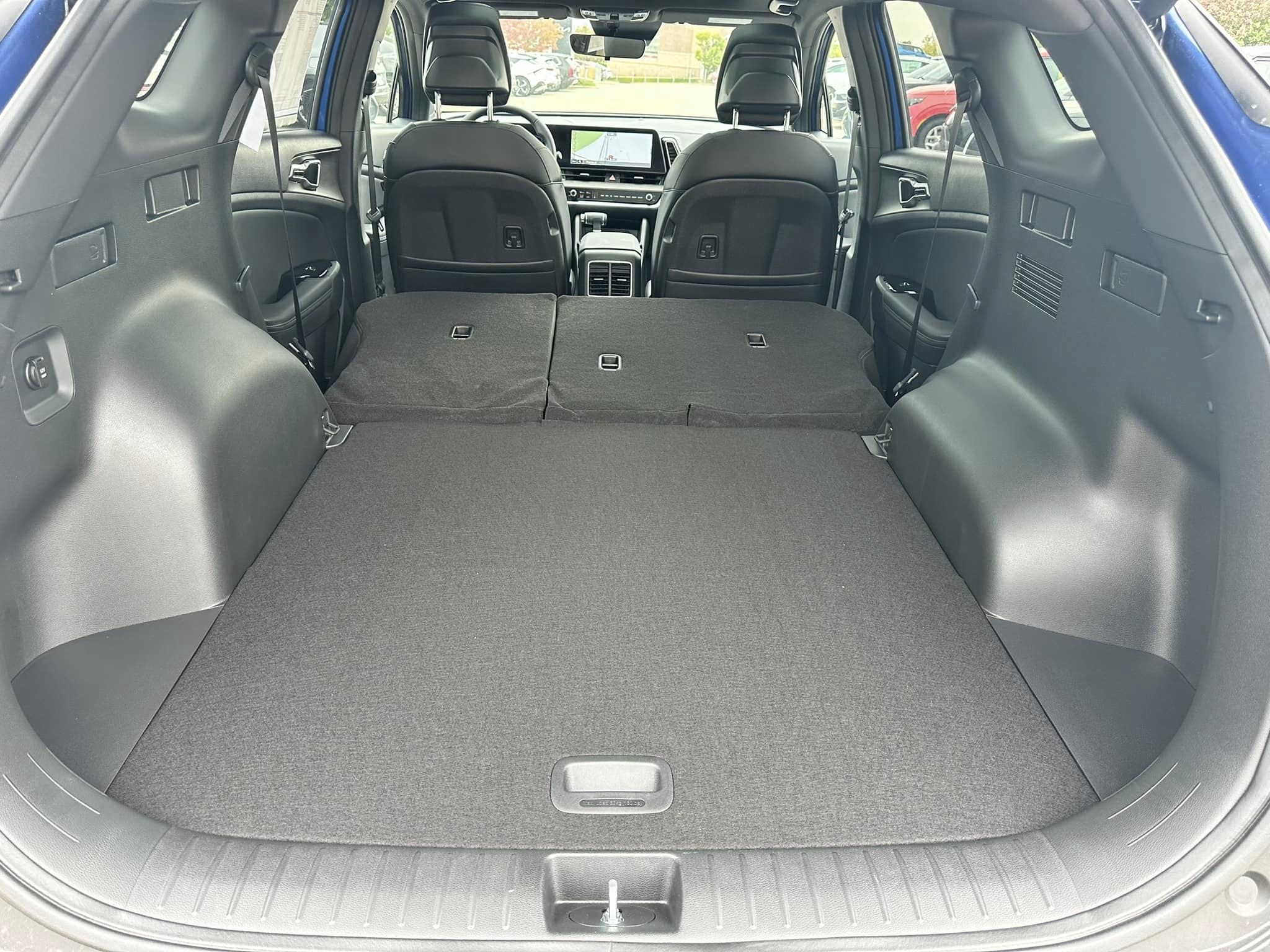 2024 Kia Sportage - Sapphire Blue - X-Line AWD Trim - Cargo Space Seats Down