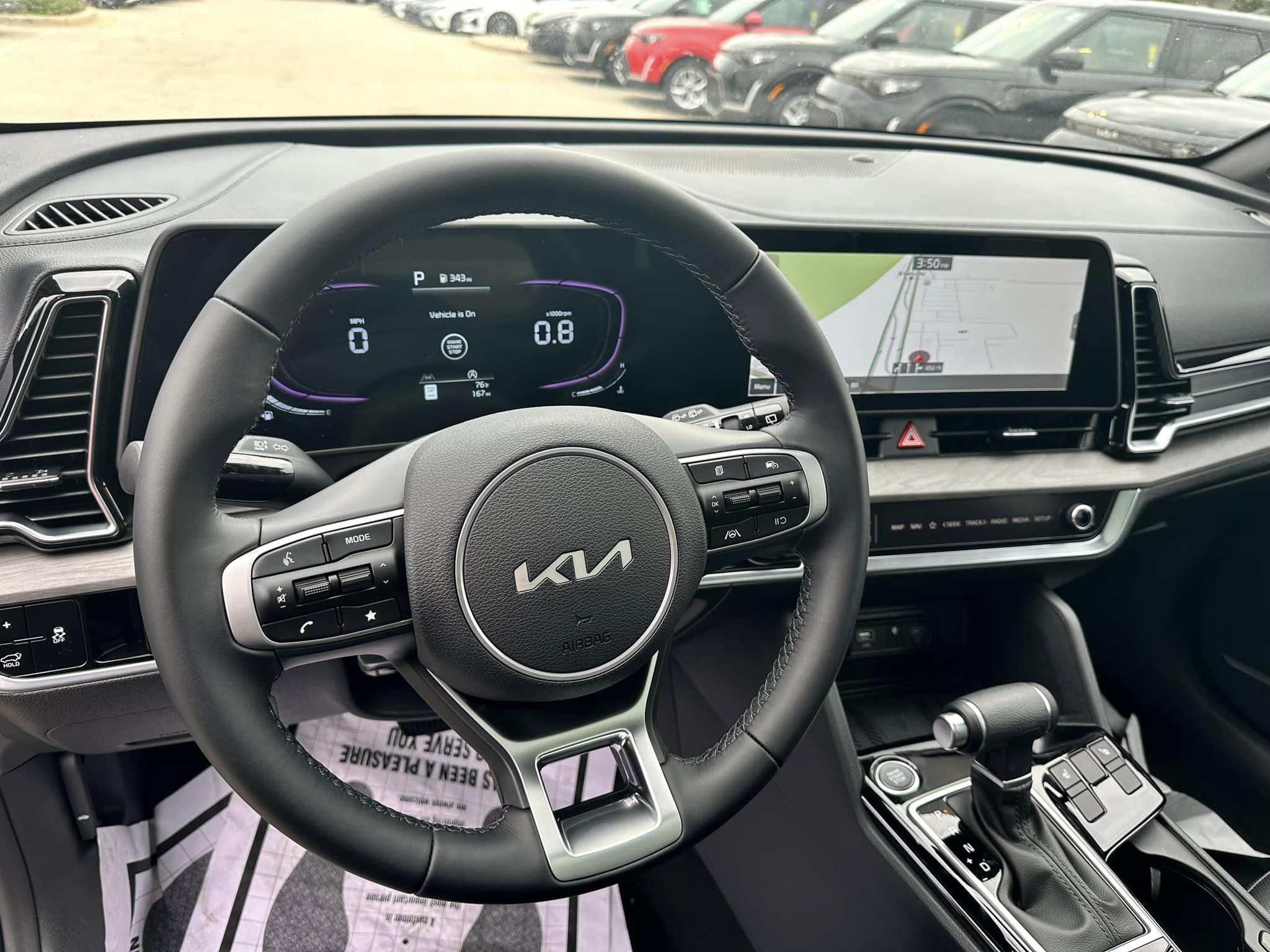 2024 Kia Sportage - Sapphire Blue - X-Line AWD Trim - Steering Wheel