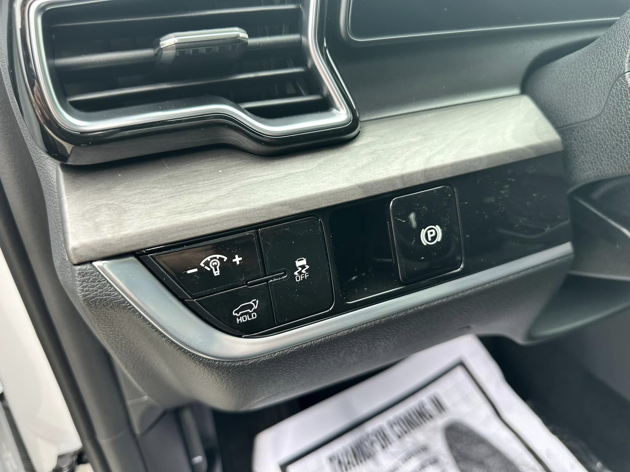 2024 Kia Sportage - Glacial White Pearl - X-Pro Prestige Trim - Driver Dash Controls