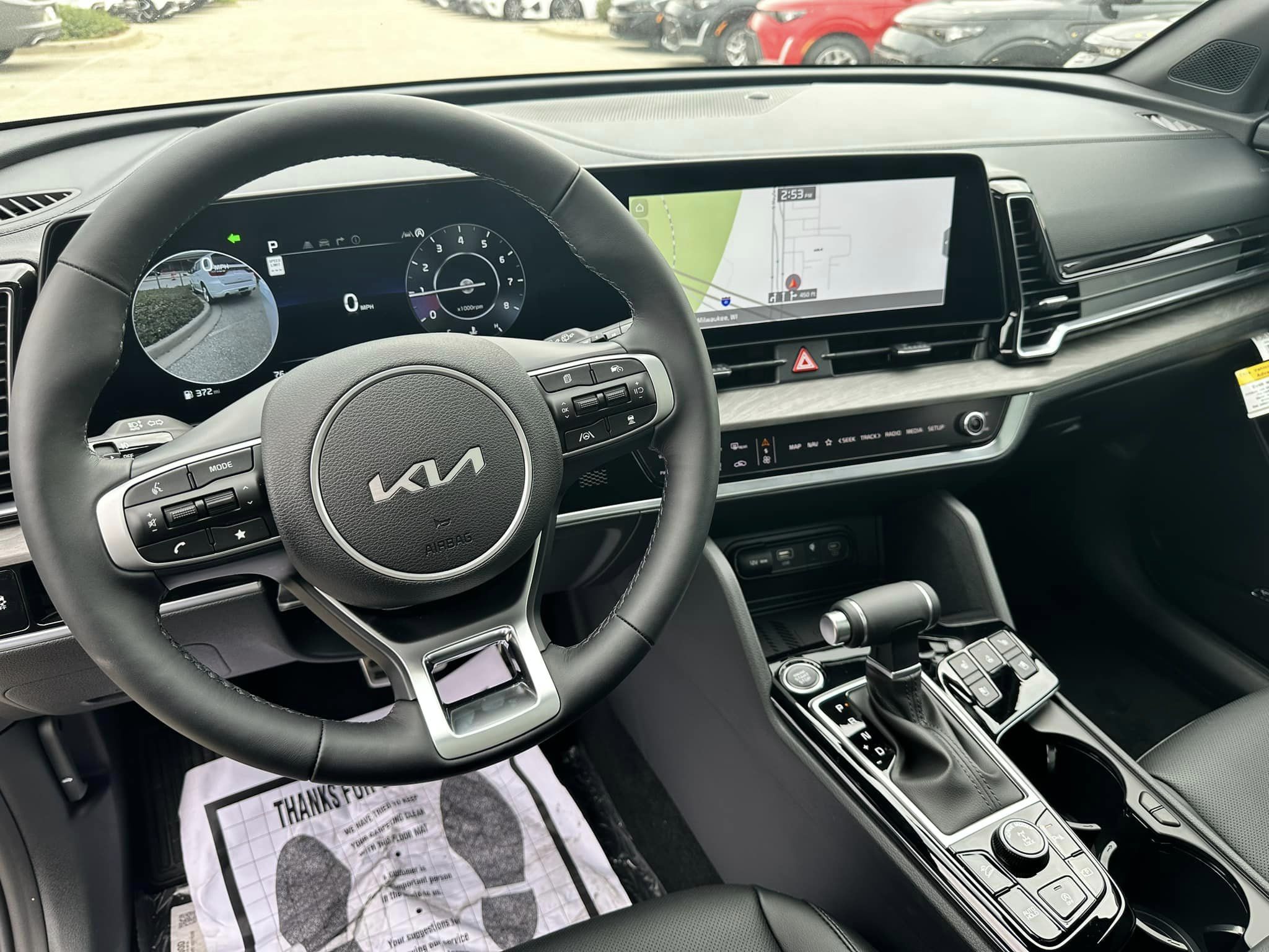 2024 Kia Sportage - Glacial White Pearl - X-Pro Prestige Trim - Steering Wheel