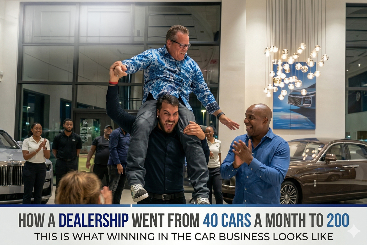 Dealership turnaround from 40 cars a month to 200 deliveries