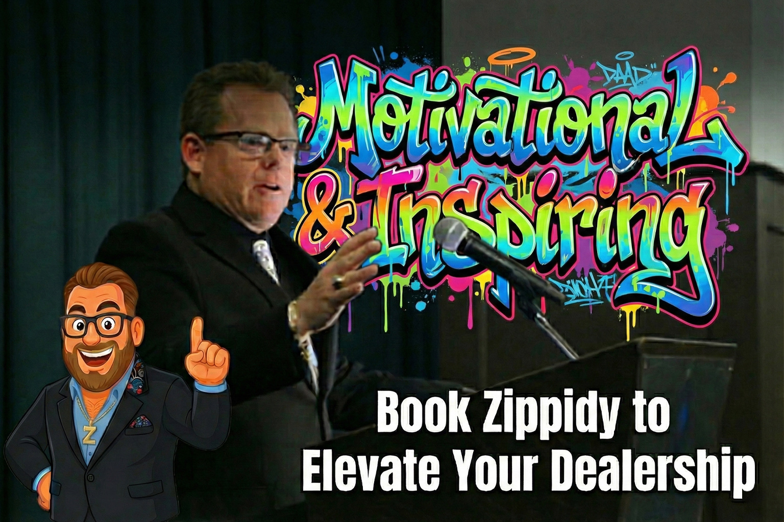Book Michael Zippidy Duda to Elevate your Dealership